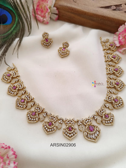 Ruby and AD Stone Necklace