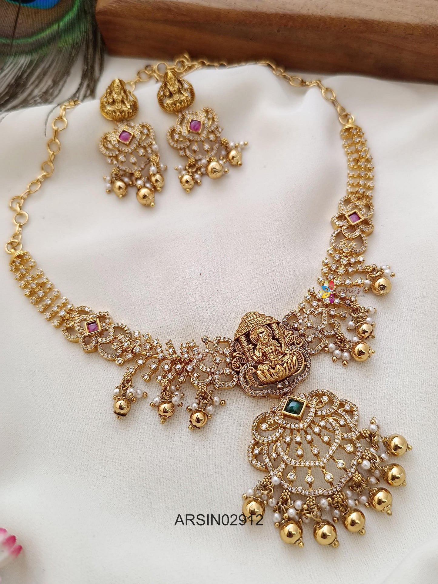Lakshmi Stone Necklace