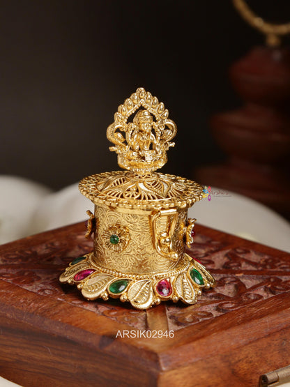 Temple Lakshmi Kumkum Box
