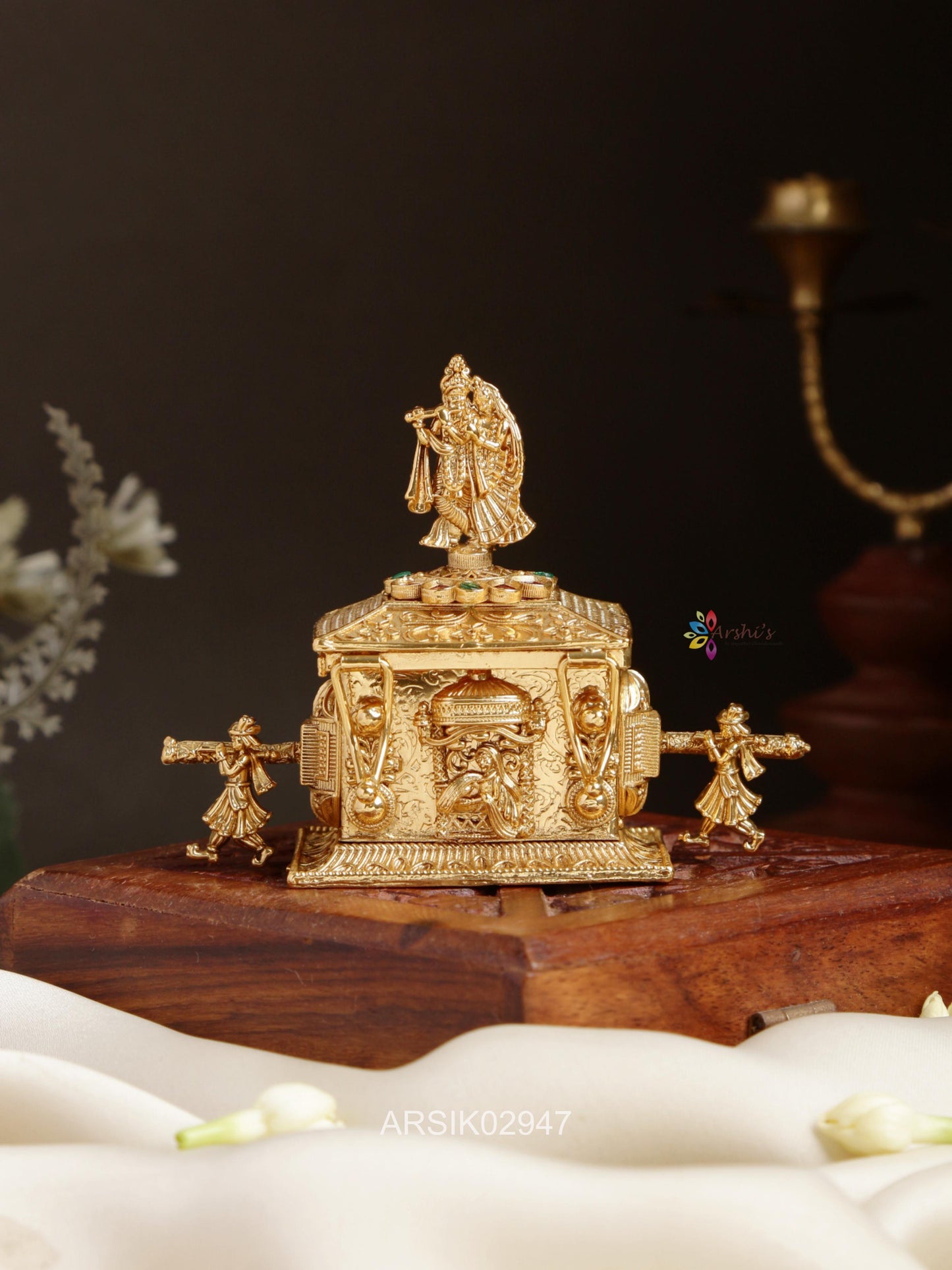 Radha Krishna Kumkum Box