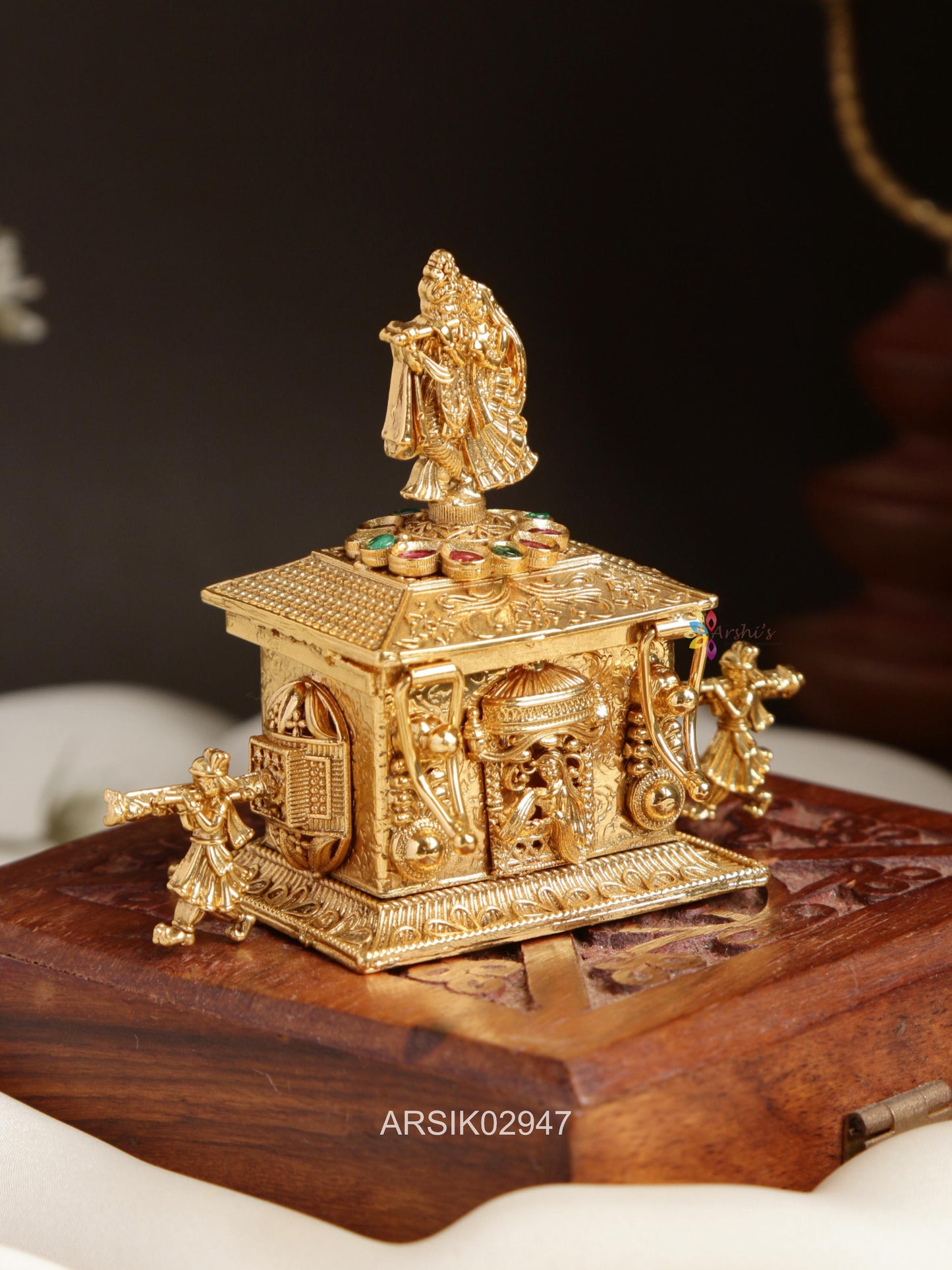 Radha Krishna Kumkum Box