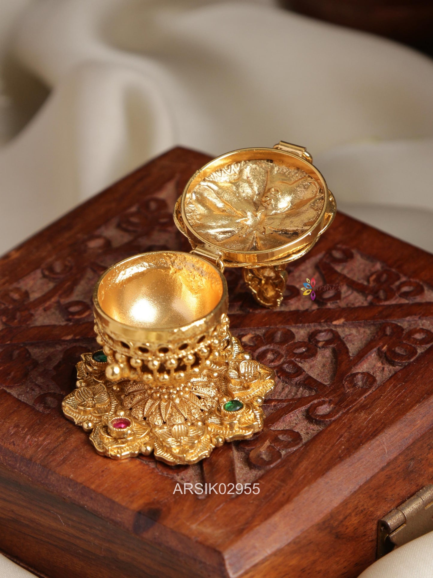 Goddess Lakshmi Kumkum Box