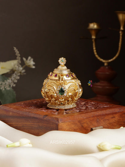 Matte Finish Kumkum Box