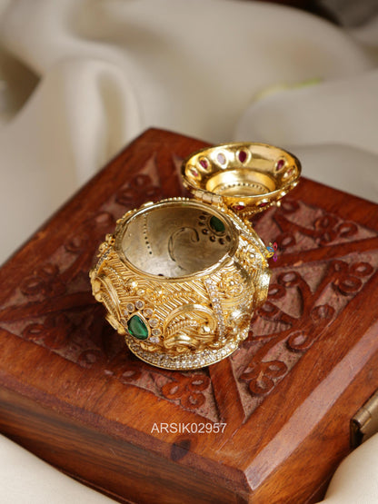 Matte Finish Kumkum Box