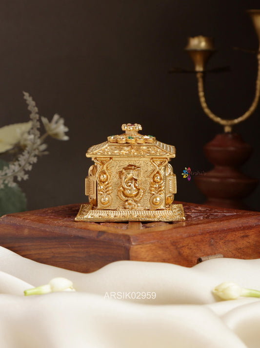 Goddess Ganesha Kumkum Box