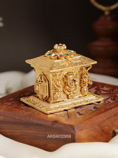 Goddess Ganesha Kumkum Box