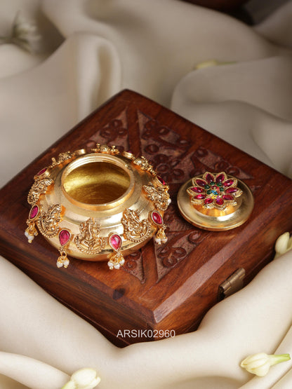 Traditional Ganesha Kumkum Box