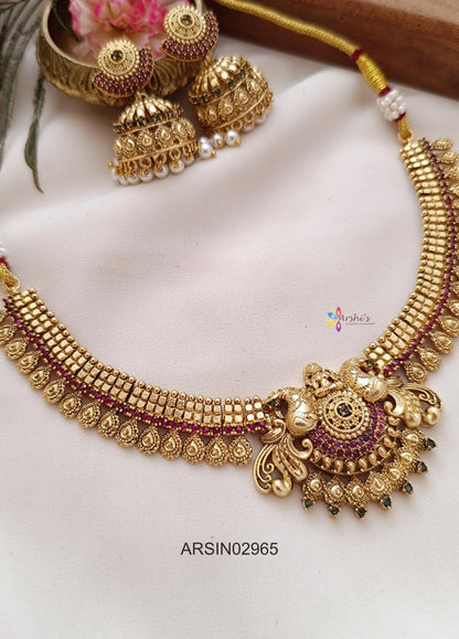 Traditional Matte Finish Necklace