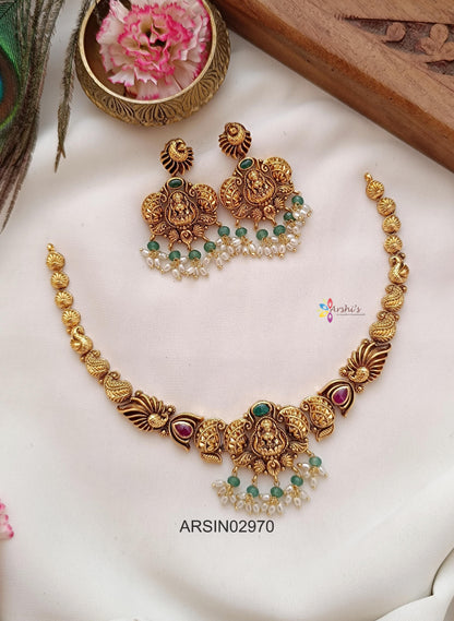 Antique Lakshmi Mango Necklace