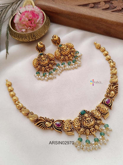 Antique Lakshmi Mango Necklace