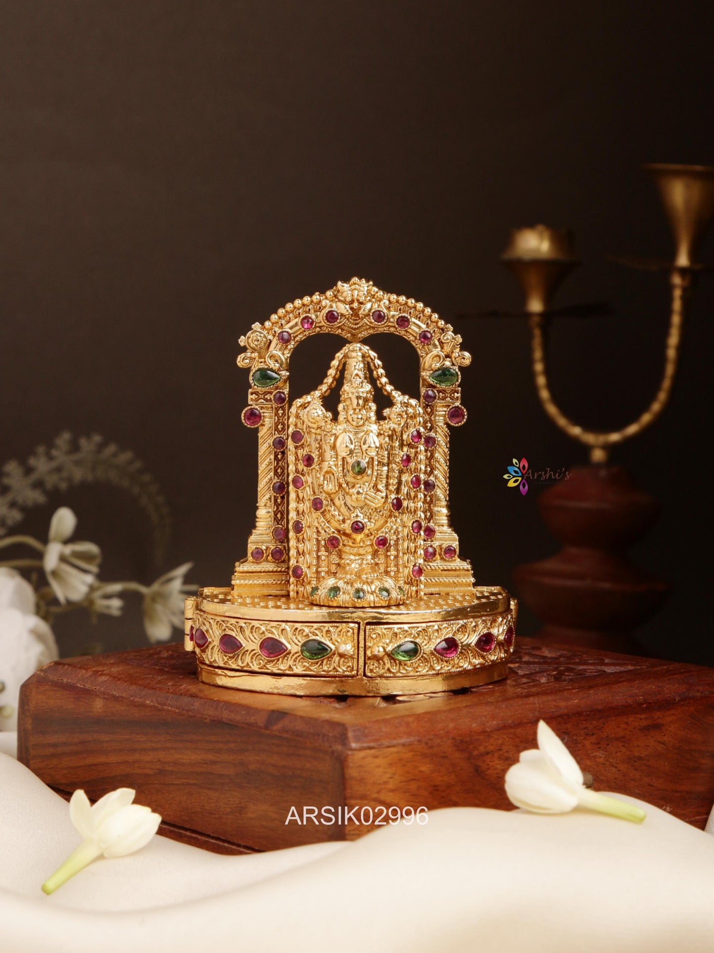 Lord Balaji Kumkum Box