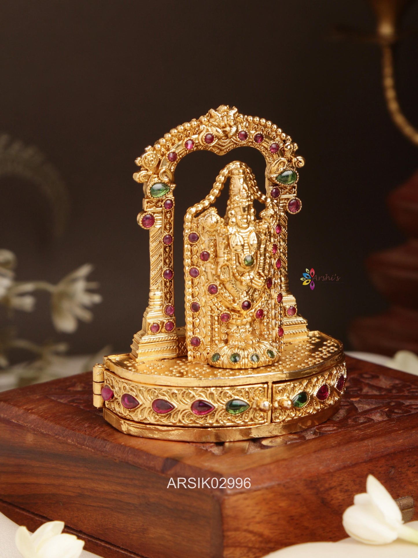 Lord Balaji Kumkum Box