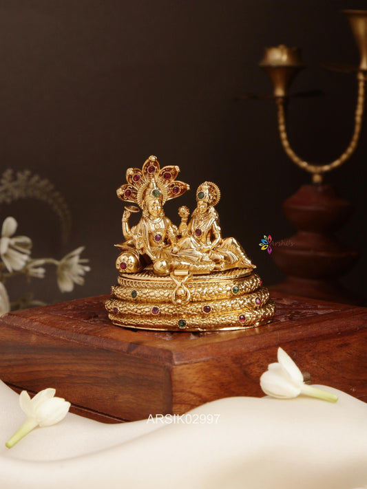 Vishnu and Lakshmi Kumkum Box