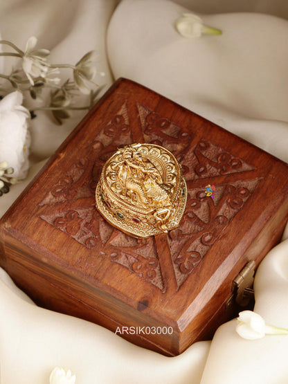 Antique Radha Krishna Kumkum Box