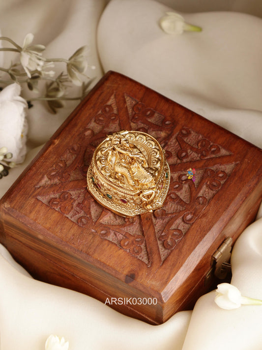 Antique Radha Krishna Kumkum Box