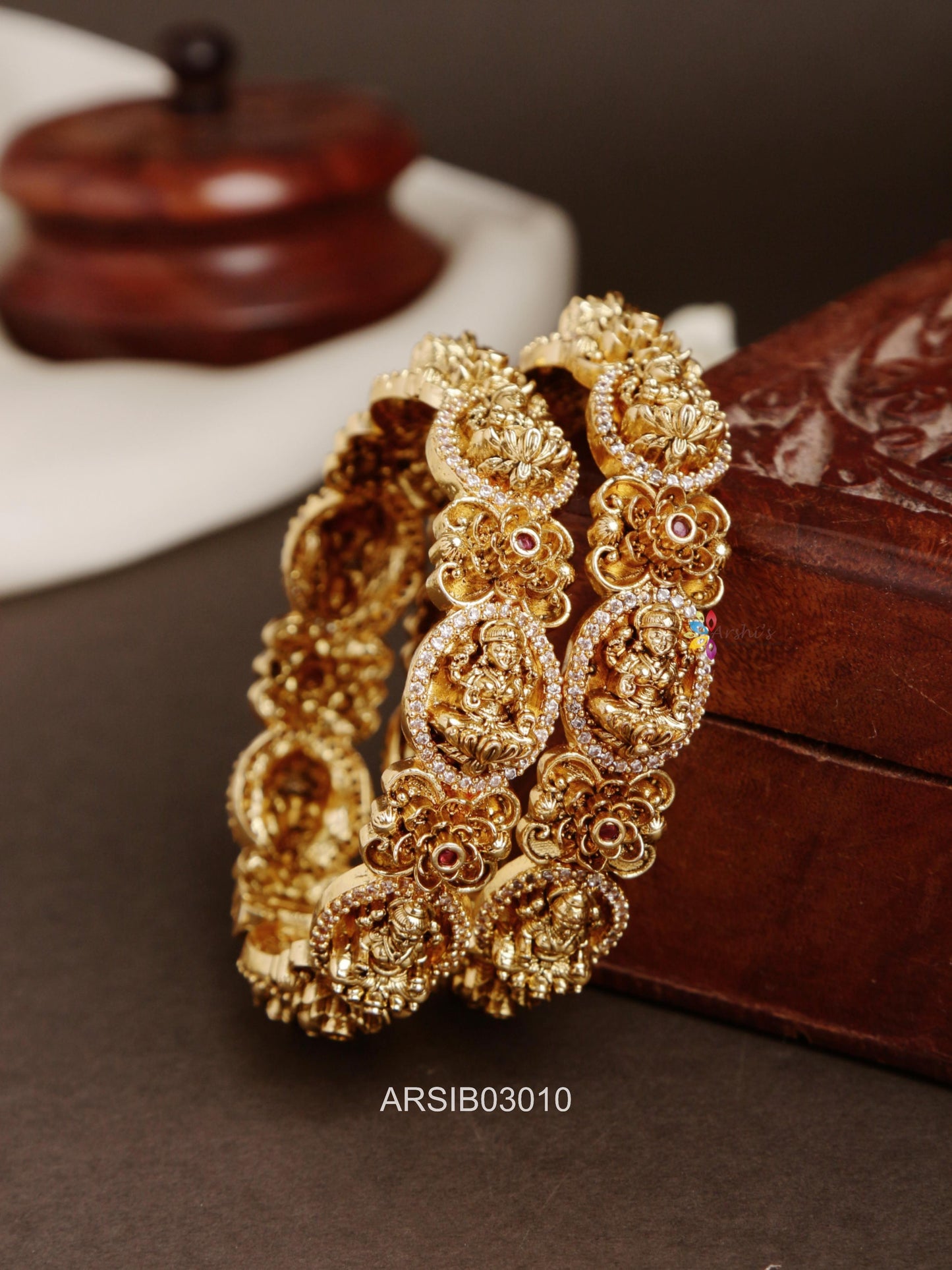 Temple AD Stone Bangles