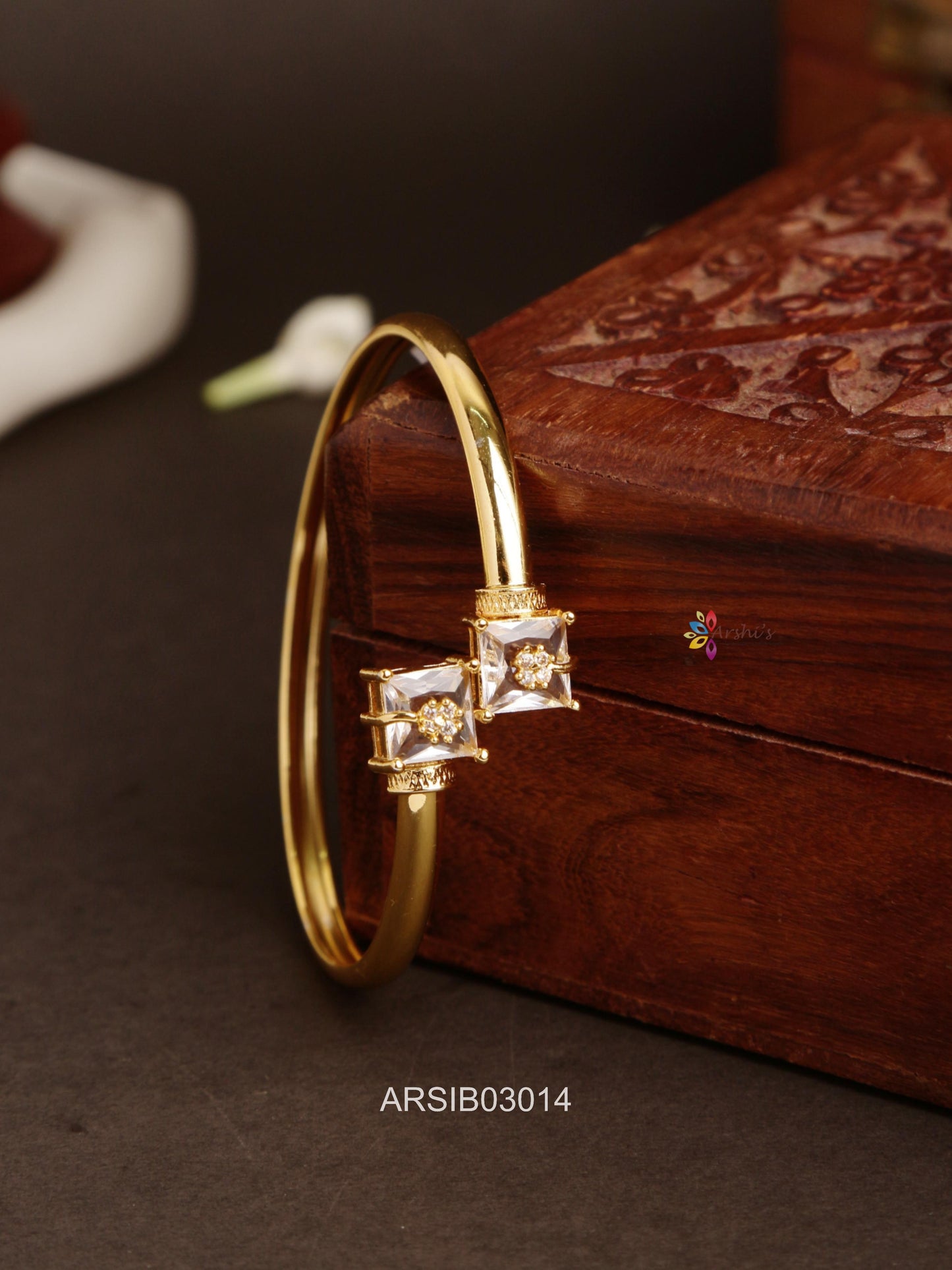 White Stone Bracelet