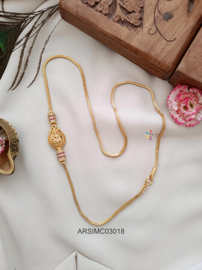 Lakshmi Side Locket Mugappu Chain