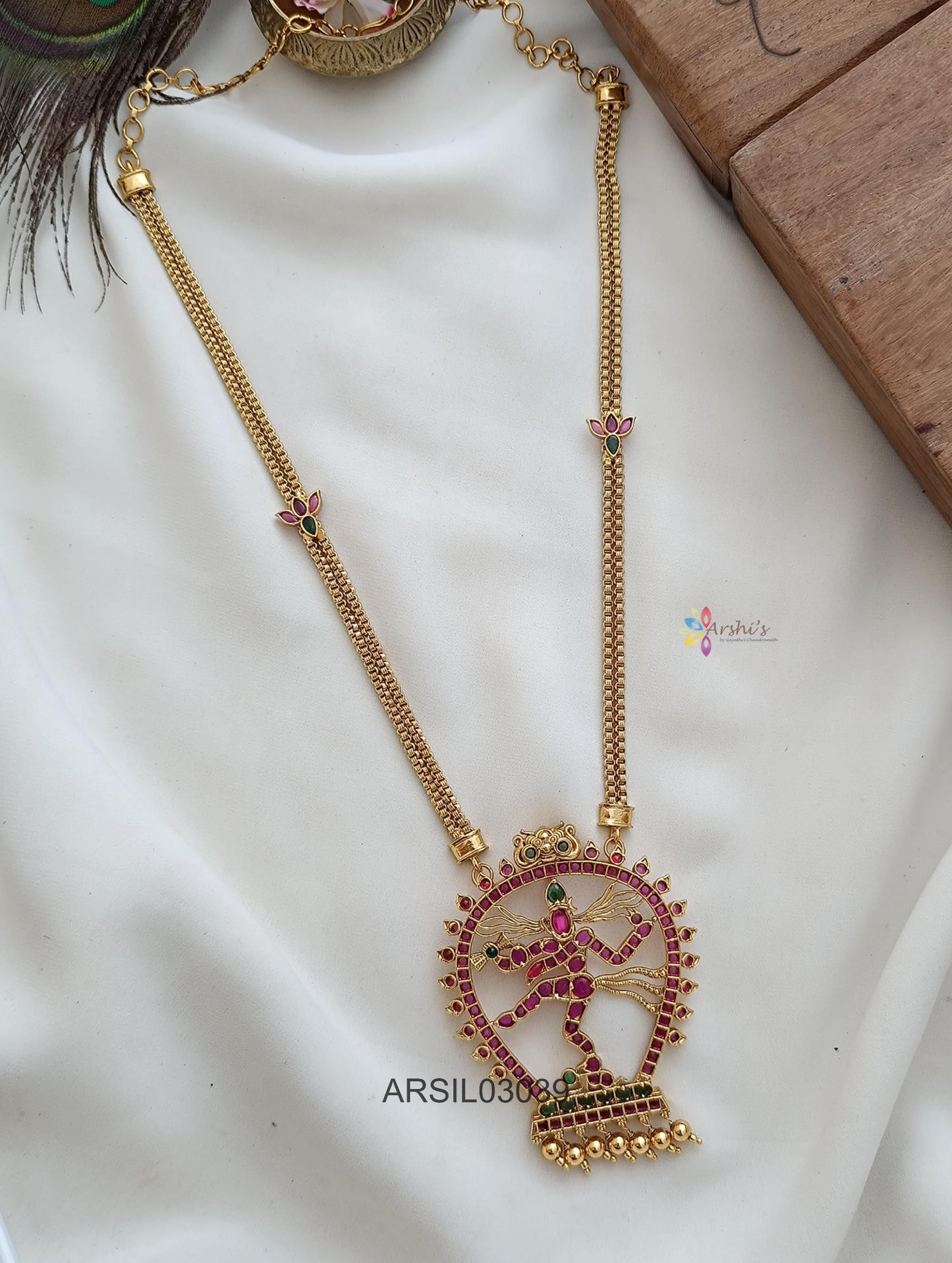 Natraj Pendant Long Necklace