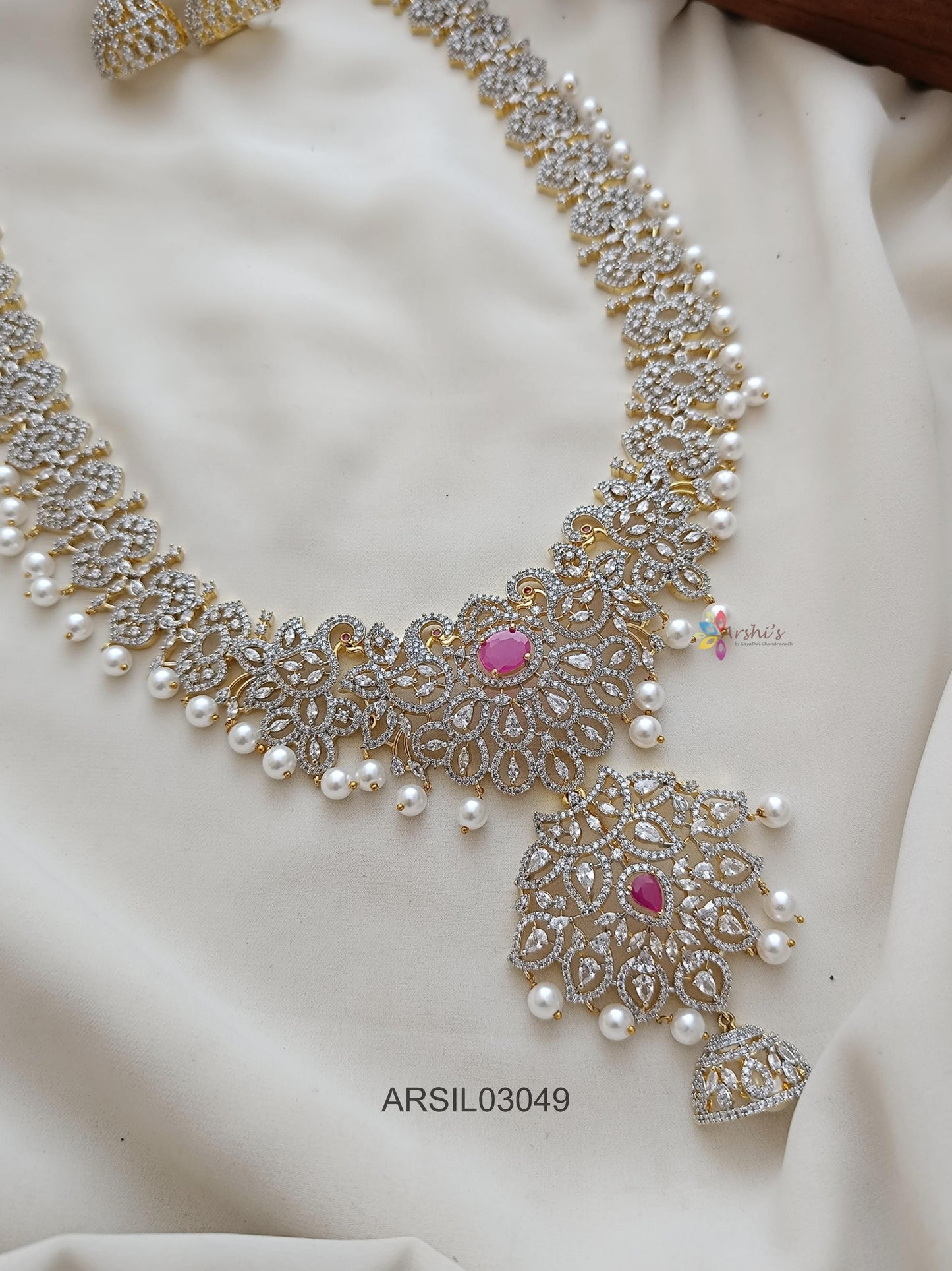 Diamond Look Like Long Necklace