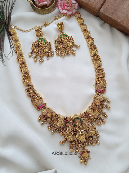 Grand Radha Krishna Long Necklace
