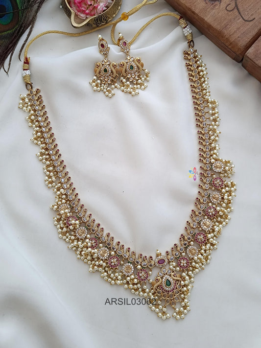 Guttapusalu Stone Long Necklace