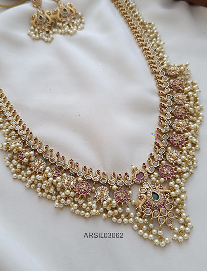 Guttapusalu Stone Long Necklace