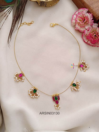 Jadau Kundan Invisible Necklace
