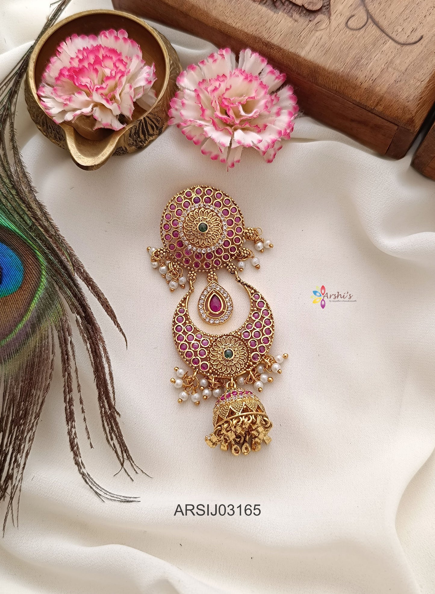 Two Layer with Jhumki Jada Billa