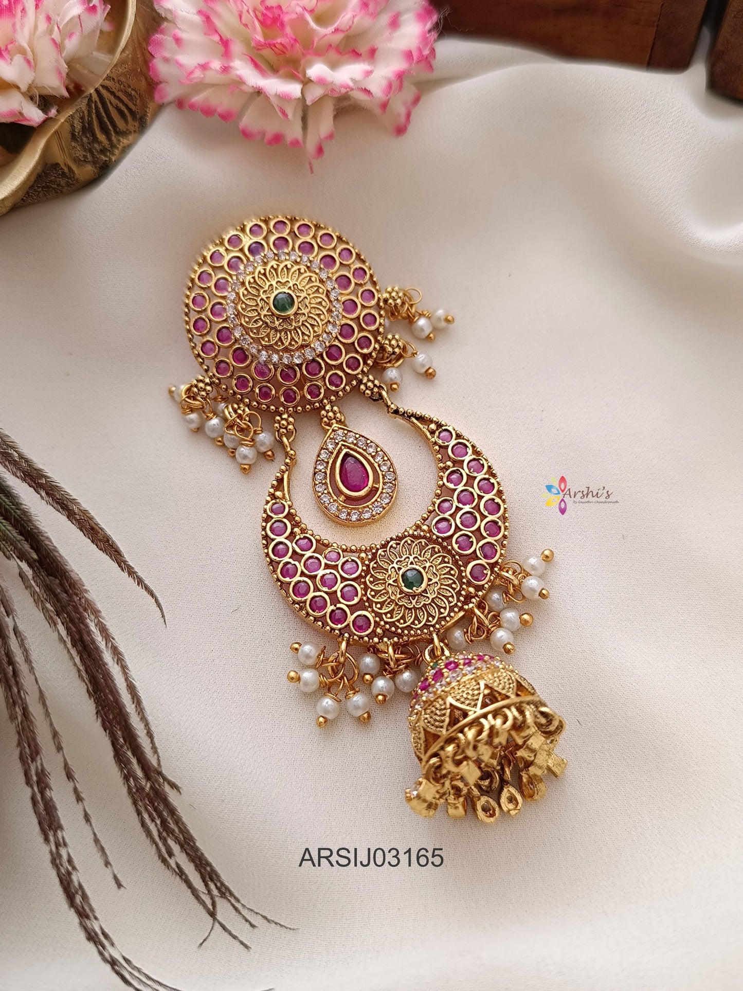 Two Layer with Jhumki Jada Billa