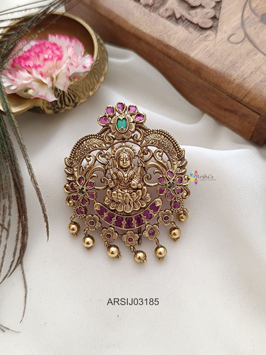 Antique Lakshmi Hair Brooch