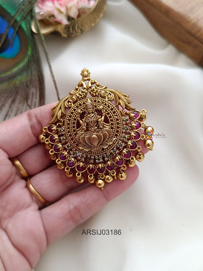 Antique Lakshmi Kemp Stone Hair Brooch