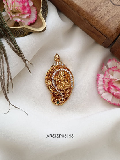 Mango Lakshmi Design Saree Pin