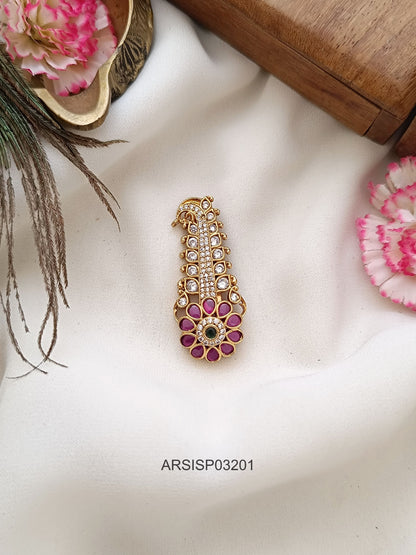 Andal Kondai Saree Pin