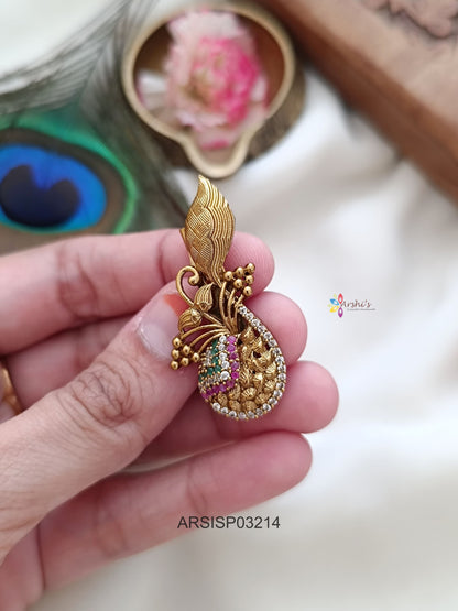 Leaf Intricate Saree Pin