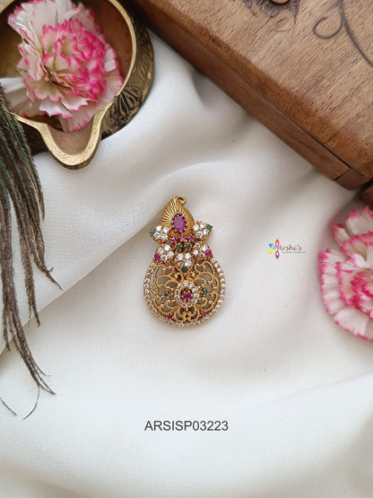 Mango Multi Stone Saree Pin