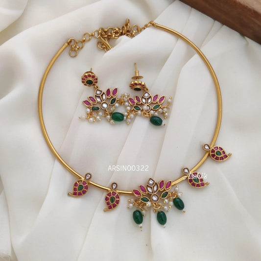 Mango Kemp Stone Hasli Tube Necklace