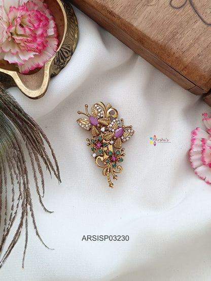 Butterfly Design Saree Pin