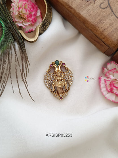 Lakshmi Peacock Saree Pin