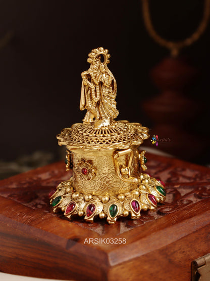 Radha Krisha Kumkum Box