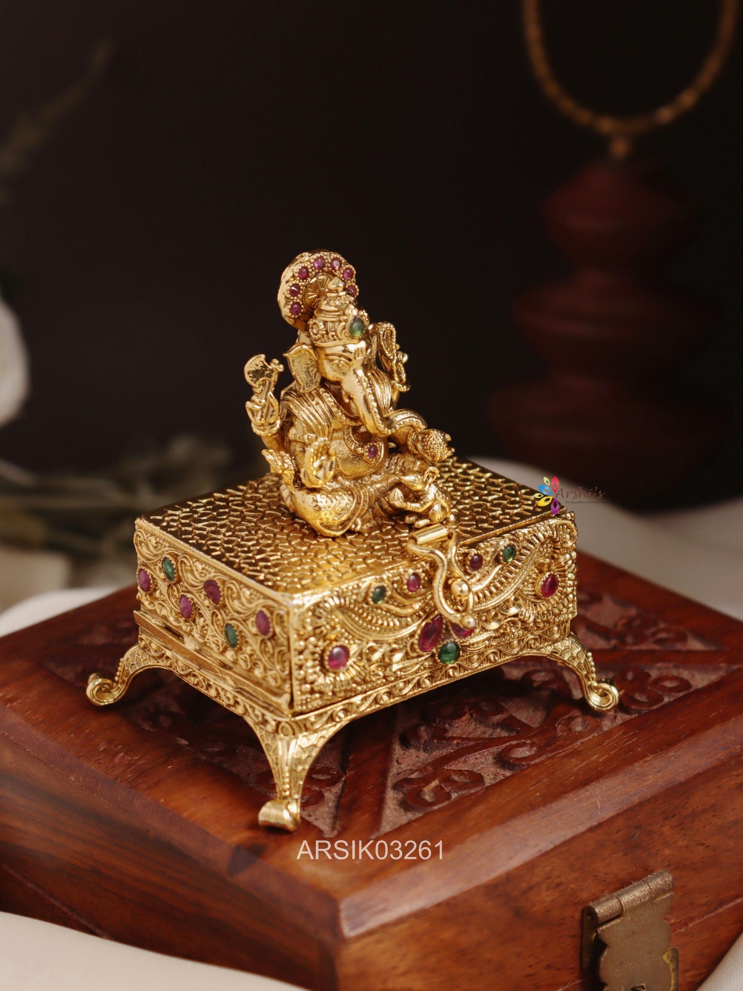 Ganesha Kumkum Box