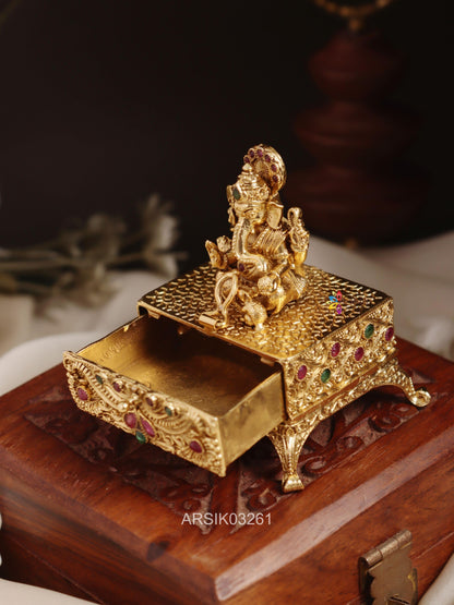 Ganesha Kumkum Box