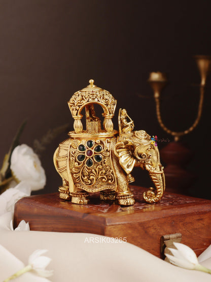 Elephant Kumkum Box