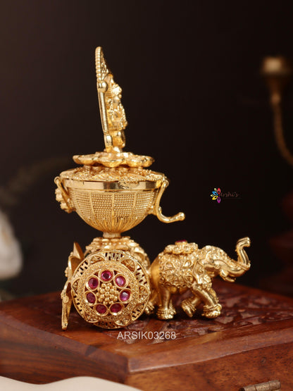 Ganesha Chariot Kumkum Box