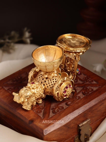 Ganesha Chariot Kumkum Box