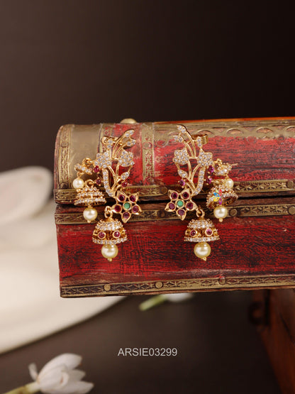 Flower Design Earrings