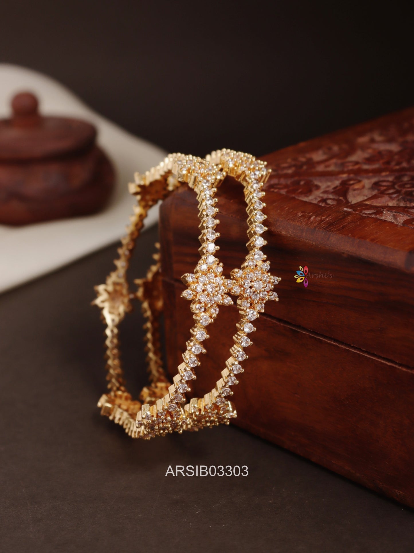 AD Stone Bangles