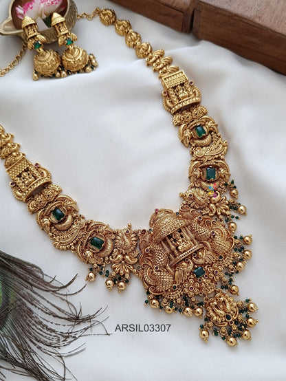 Temple Emerald Stone Long Haram