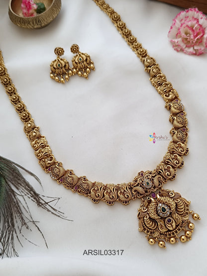 Antique Peacock Long Haram