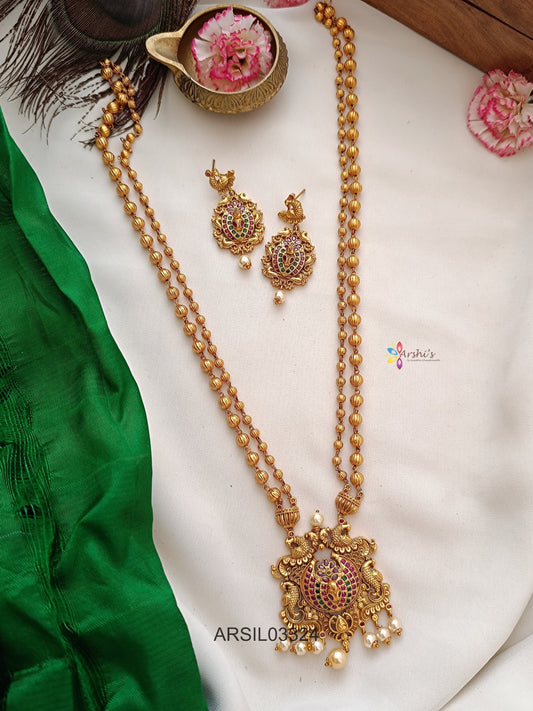 Two Lyer Gold Ball Long Haram